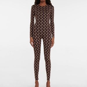 Marine Serre Printed Stretch Jersey Jumpsuit
